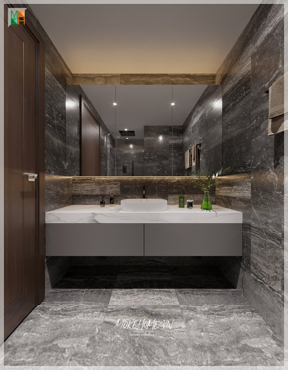 Thiết kế thi công tủ lavabo
